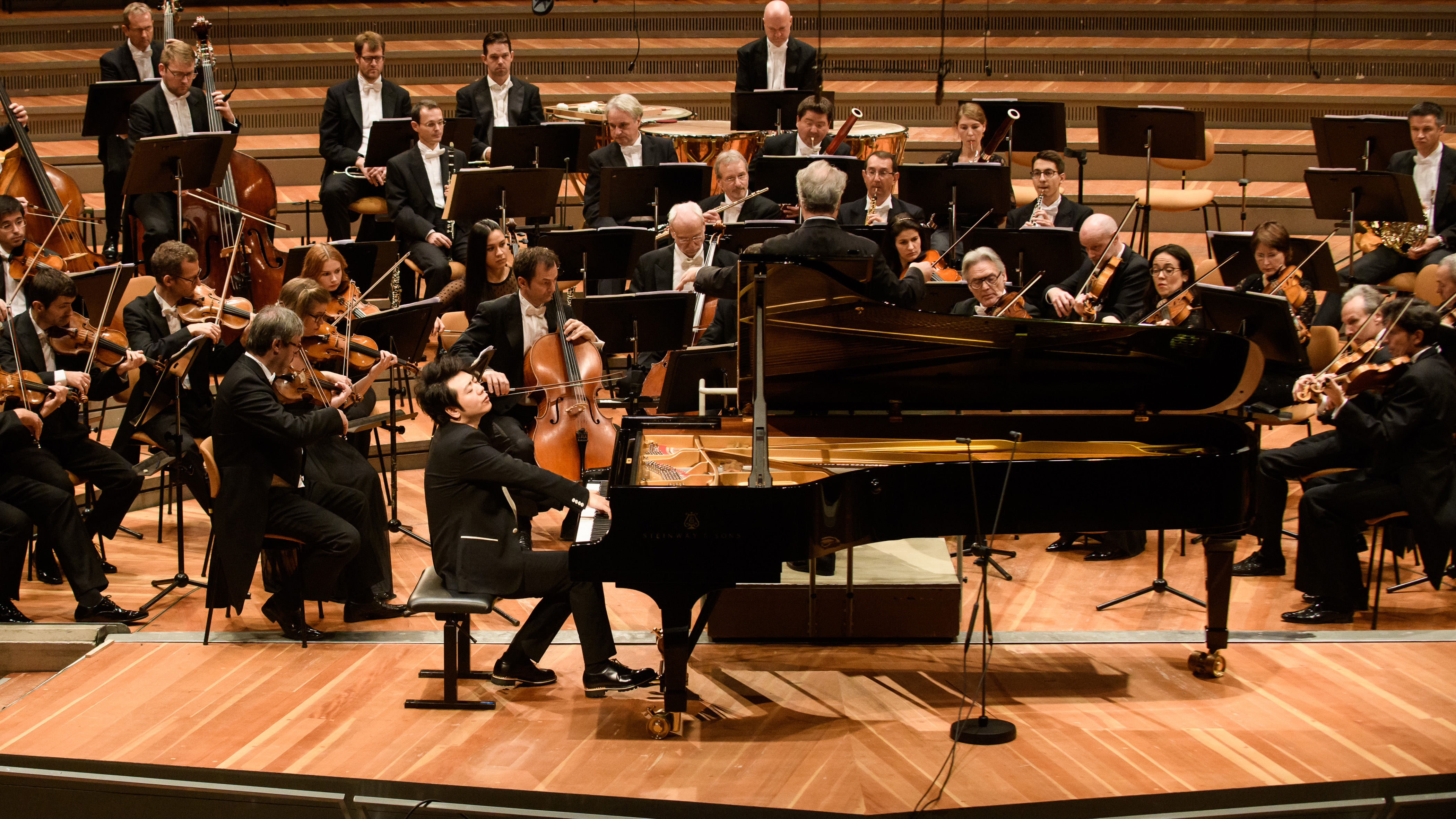Lang Lang performing live on stage